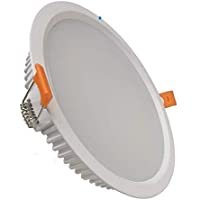 Pack 2x Panel Downlight LED redondo 24w. Color Blanco Frio (6500k). Corte 150mm- 2200 lumenes. A++